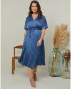 Robe Juliette bleu canard