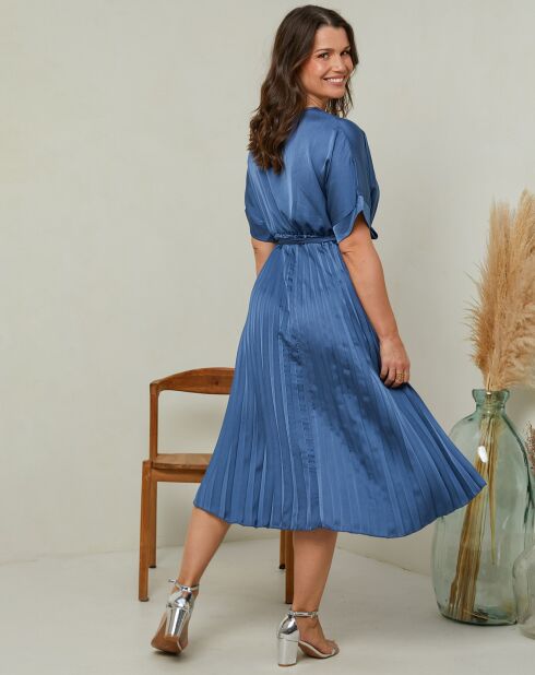 Robe Juliette bleu canard