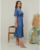 Robe Juliette bleu canard