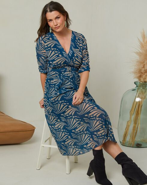 Robe Andréa bleue