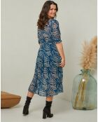 Robe Andréa bleue