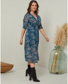 Robe Andréa bleue