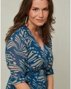 Robe Andréa bleue