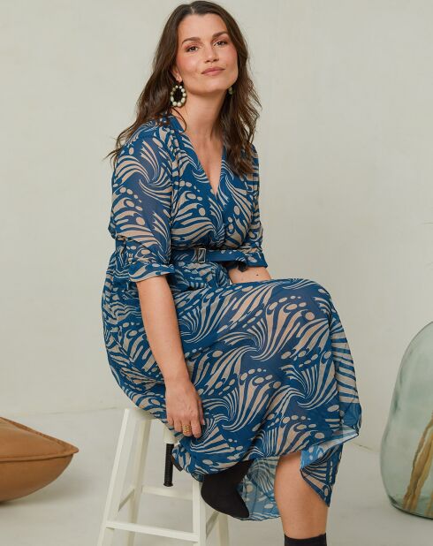 Robe Andréa bleue
