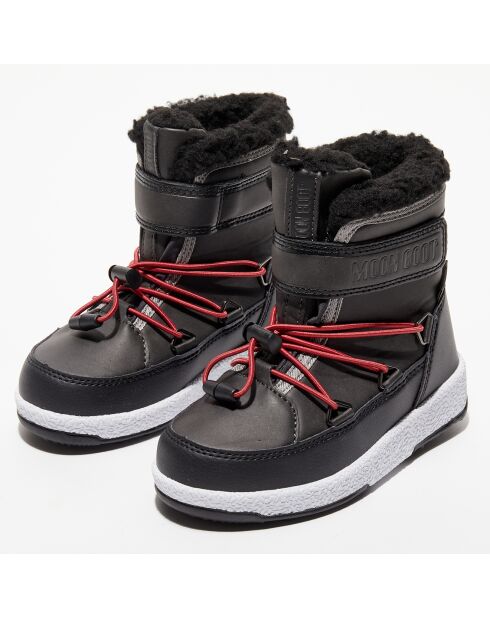Après-ski fourrés noir/gris