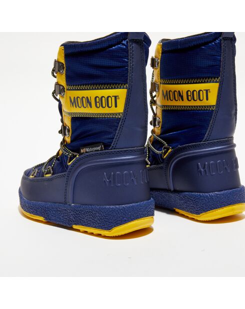 Après-ski Biker bleu/jaune