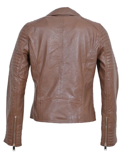 Veste en Cuir Laurana cognac