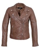 Veste en Cuir Laurana cognac