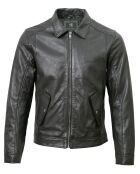 Veste en Cuir Lauritz noire
