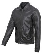 Veste en Cuir Lauritz noire