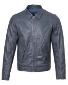 Veste en Cuir Lauritz marine