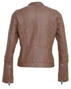 Veste en Cuir Lecce cognac
