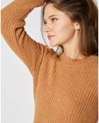 Pull Emma en Maille mélangée camel