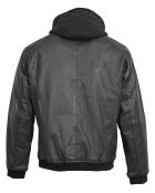 Veste en Cuir Lenz noire