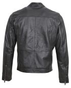 Veste en Cuir Lindo noire