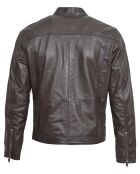 Veste en Cuir Lindo marron