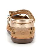 Sandales en Cuir Cloknot rose