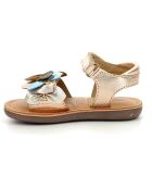 Sandales en Cuir Cloknot rose