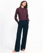 Blouse Athènes bordeaux