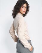 Beigefarbene Bluse Ankara