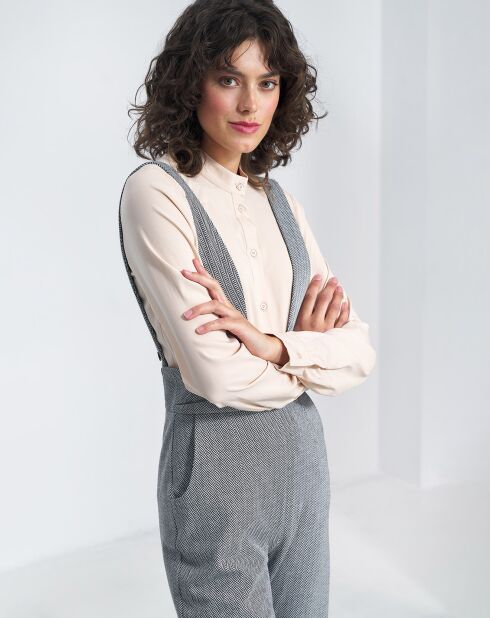 Beigefarbene Bluse Ankara