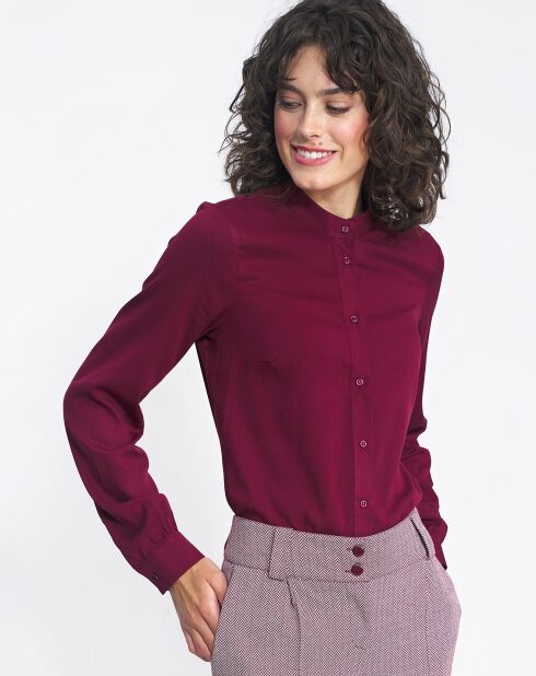 Burgunderrote Bluse Ankara