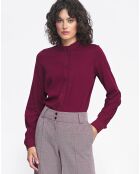 Burgunderrote Bluse Ankara