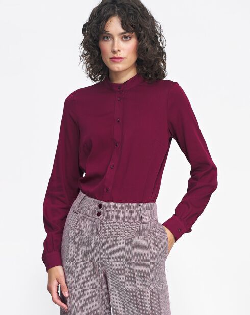 Burgunderrote Bluse Ankara