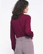 Burgunderrote Bluse Ankara