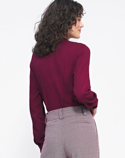 Burgunderrote Bluse Ankara