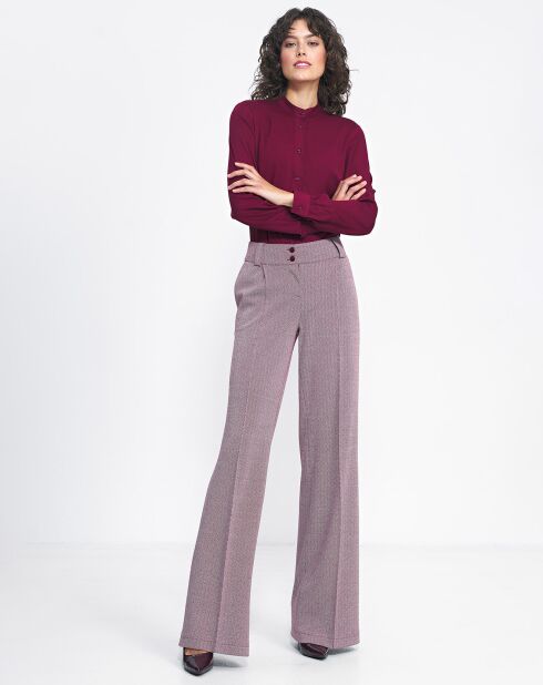 Burgunderrote Bluse Ankara