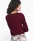 Bordeauxrood T-shirt in Bangkok