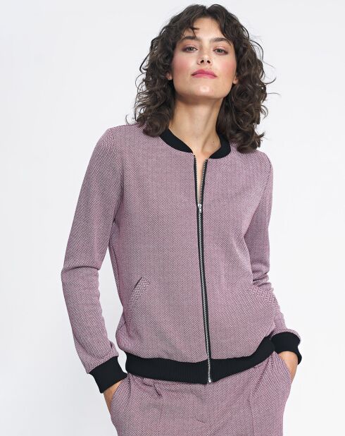 Bomber Berlin bordeaux/nero