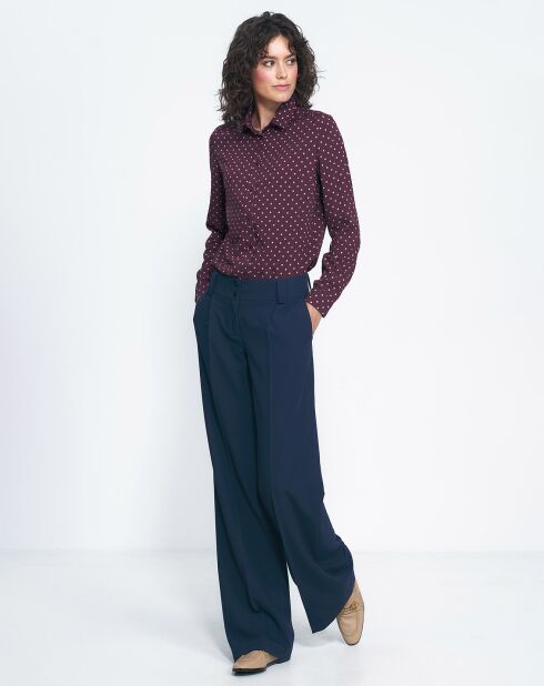 Chemise Brasilia bordeaux