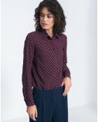 Chemise Brasilia bordeaux