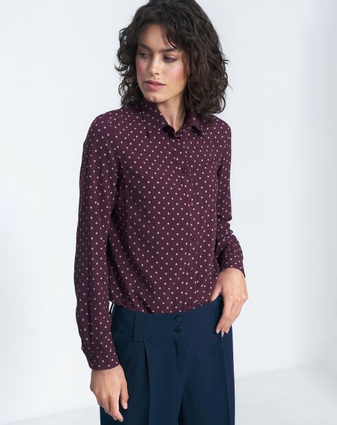 Chemise Brasilia bordeaux