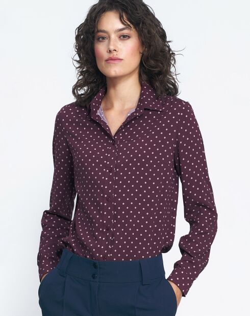 Chemise Brasilia bordeaux