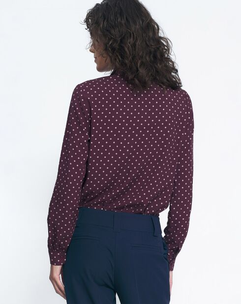 Chemise Brasilia bordeaux