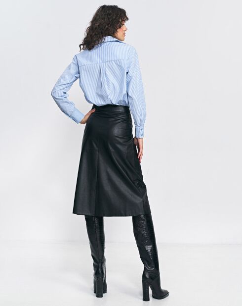 Chemise Canberra bleu ciel rayé