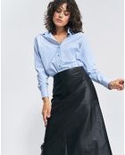 Chemise Canberra bleu ciel rayé