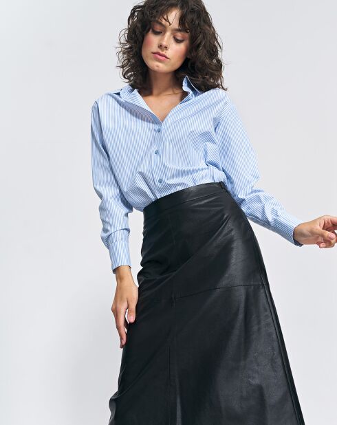 Chemise Canberra bleu ciel rayé