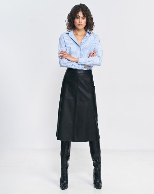Chemise Canberra bleu ciel rayé
