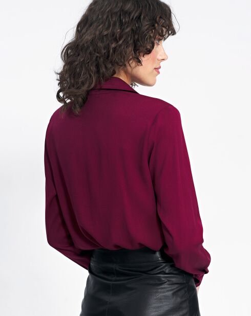 Chemise Dakar bordeaux