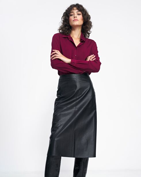 Chemise Dakar bordeaux