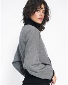 Schwarze Seoul-Jacke