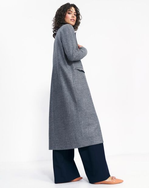 Grauer Pariser Mantel