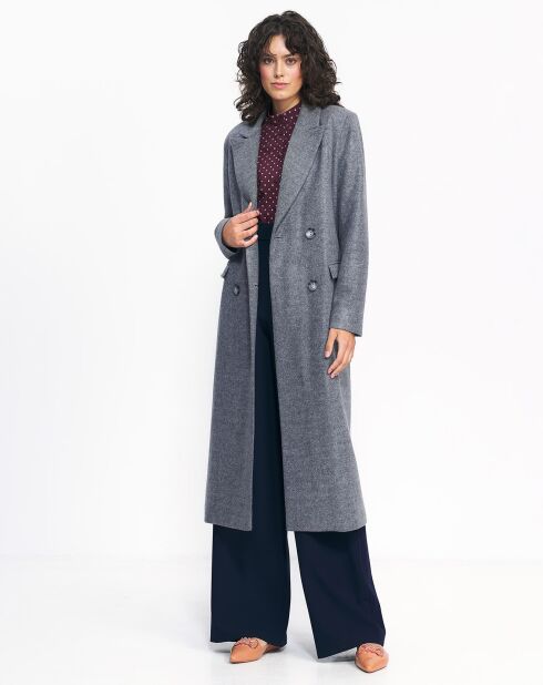 Grauer Pariser Mantel