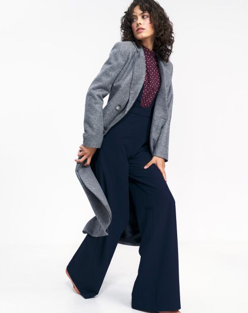 Grauer Pariser Mantel