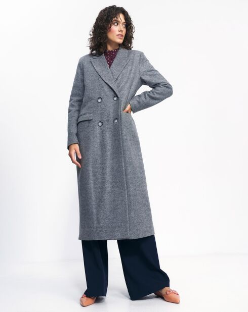 Grauer Pariser Mantel