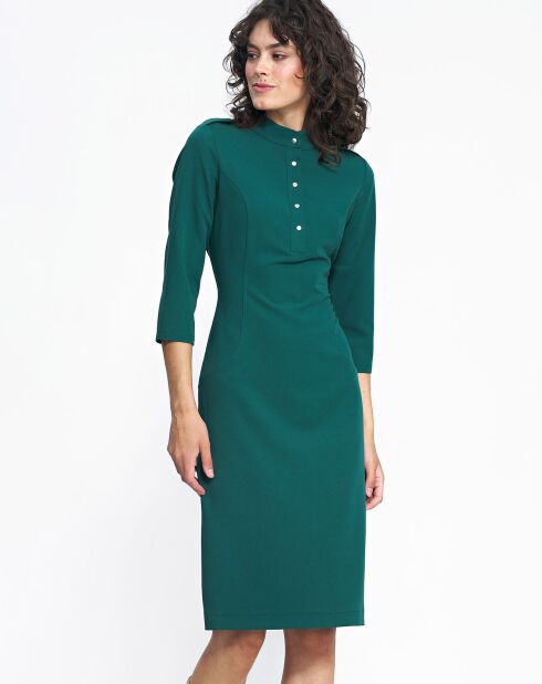 Kingstown sparrengroene jurk